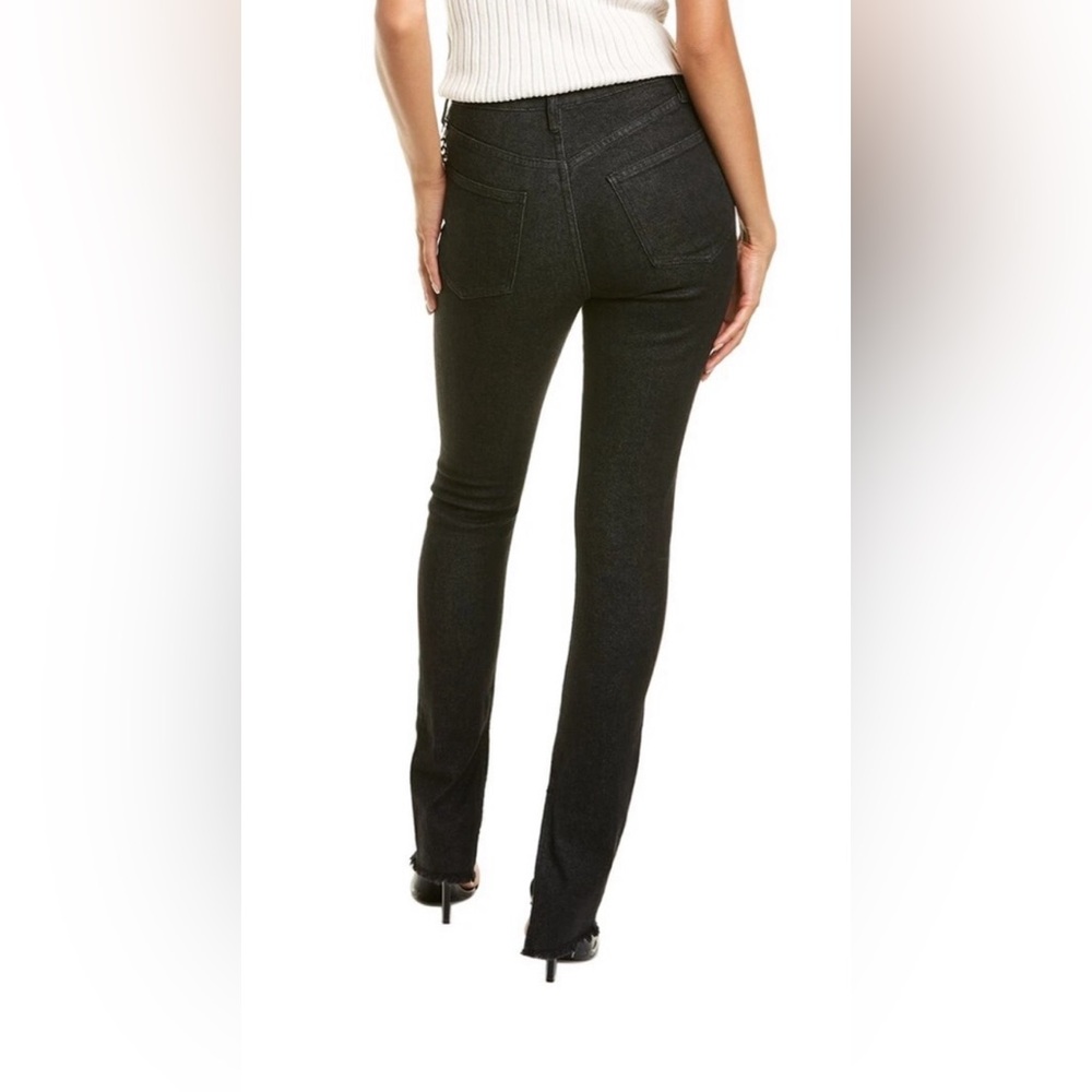 WeWoreWhat Slit Hem Jean in Washed Black - Picture 3 of 4
